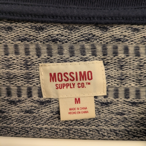 Mossimo Supply Co. Navy and White Patterned Tee - Picture 2 of 4